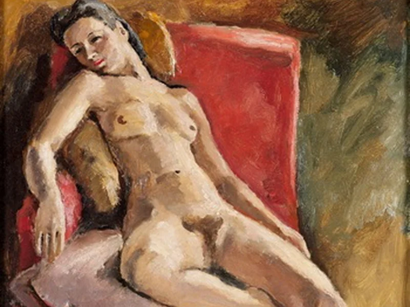 1882-Maurice Asselin - Nudo in studio